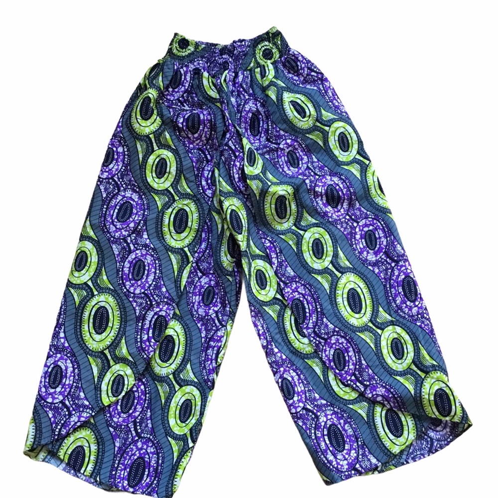 Vintage Bohemian Balloon Retro Mod Wrap Pants - image 1